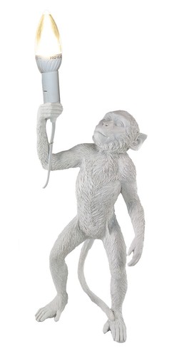 48cm white monkey table - 48cm,
