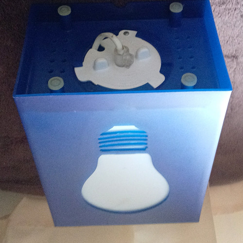 Led square lamp blue - led,