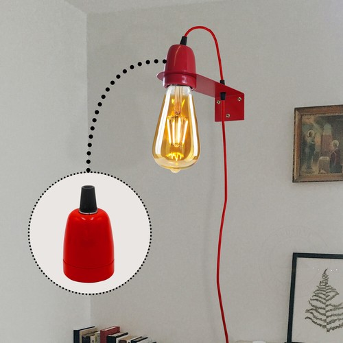 E27 vintage light bulb socket - bulb,
