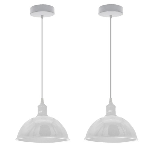 Pendant light dome white 21cm - light,