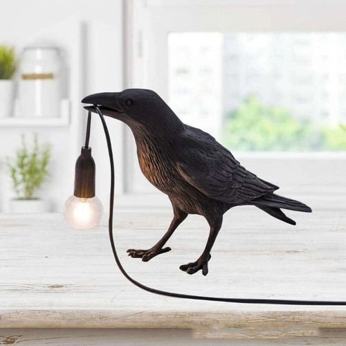 Raven table lamp with - raven,