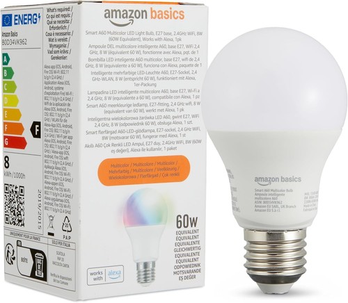 Amazon basics smart multicolor - basics,