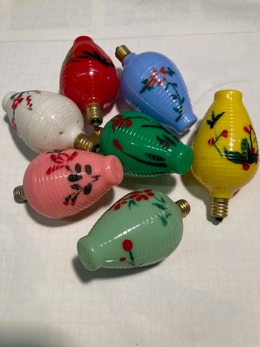 Vintage lantern plastic xmas - 7,